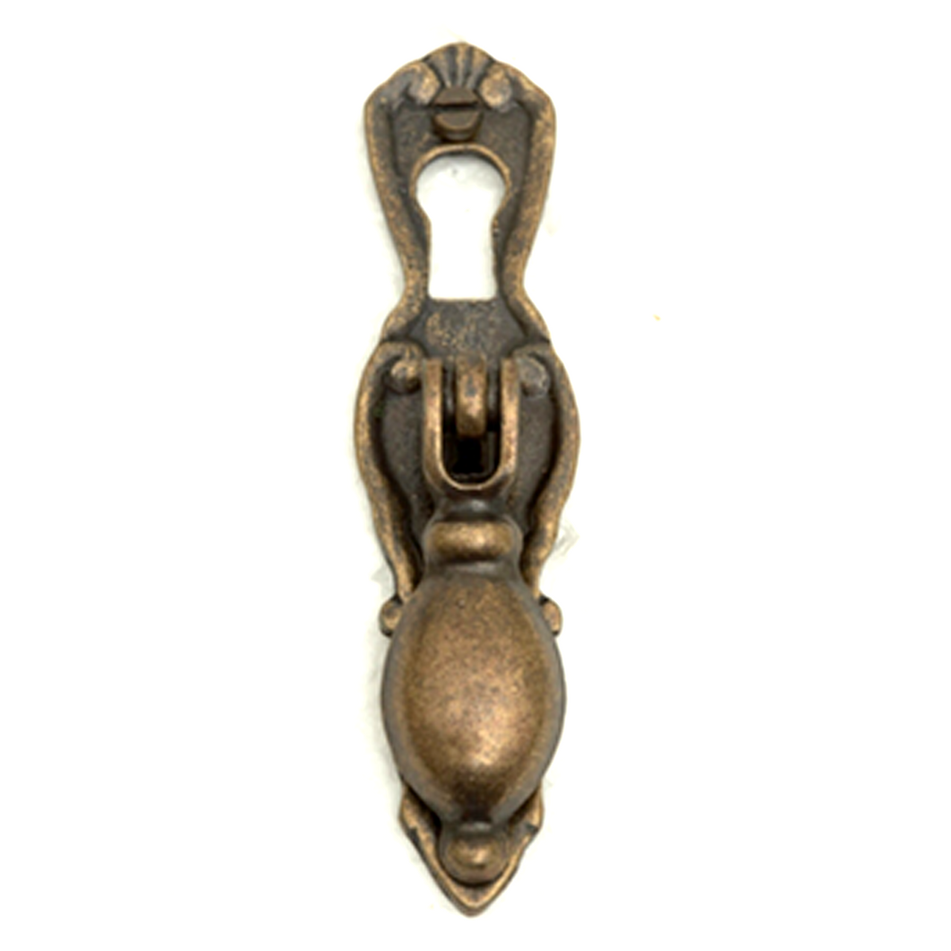 Traditional Drop Handle with Top Keyhole - 115mm x 43mm