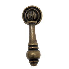 Load image into Gallery viewer, Small Backplate 9. Traditional Teardrop Drop Handle - 64mm x 22mm
