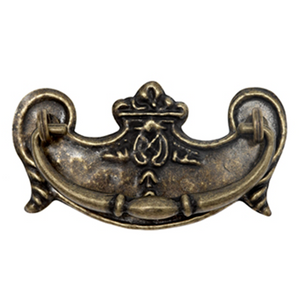 Traditional Vintage Drop Handle - 91mm x 49mm