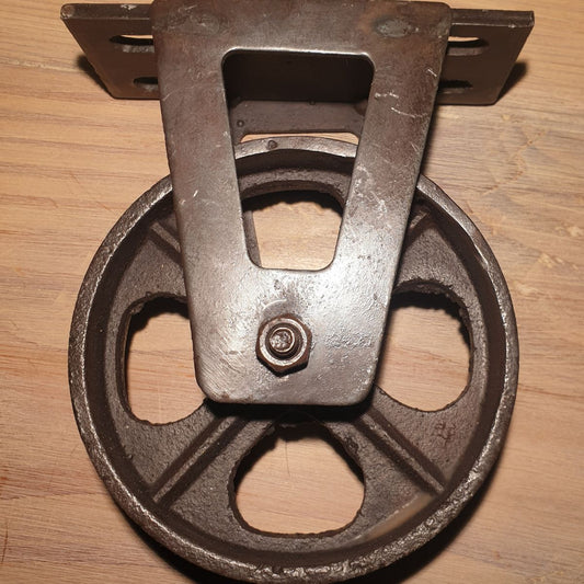 Industrial Cast Iron Wheel Large