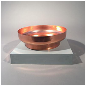 Bauhaus Basin - Copper or Brass - Counter Top