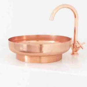 Bauhaus Basin - Copper or Brass - Counter Top