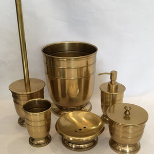 Beaded Brass Toilet Brush