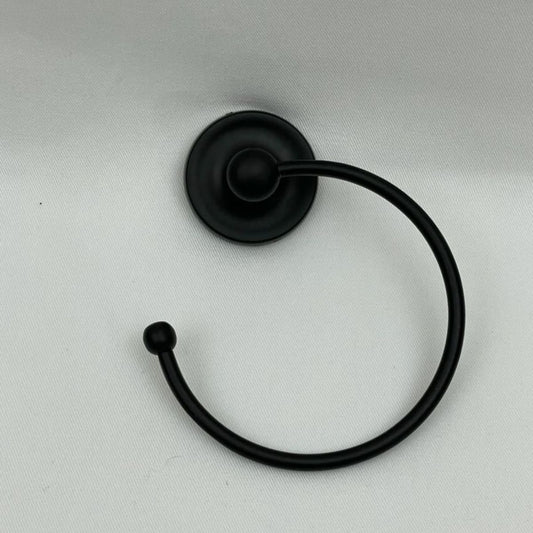 Matte Black Towel Ring
