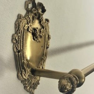 Bow  Brass Toilet Roll Holder