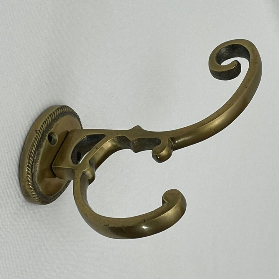 Brass Wall hook double