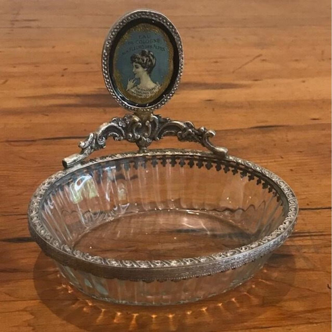 Cameo Glass Soap Dish