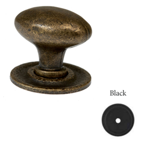 Cupboard door knob - Large oval