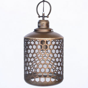 Gold Honeycomb Mesh Light