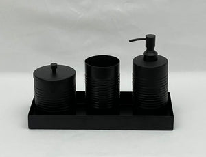 Matte Black Soap Dispenser