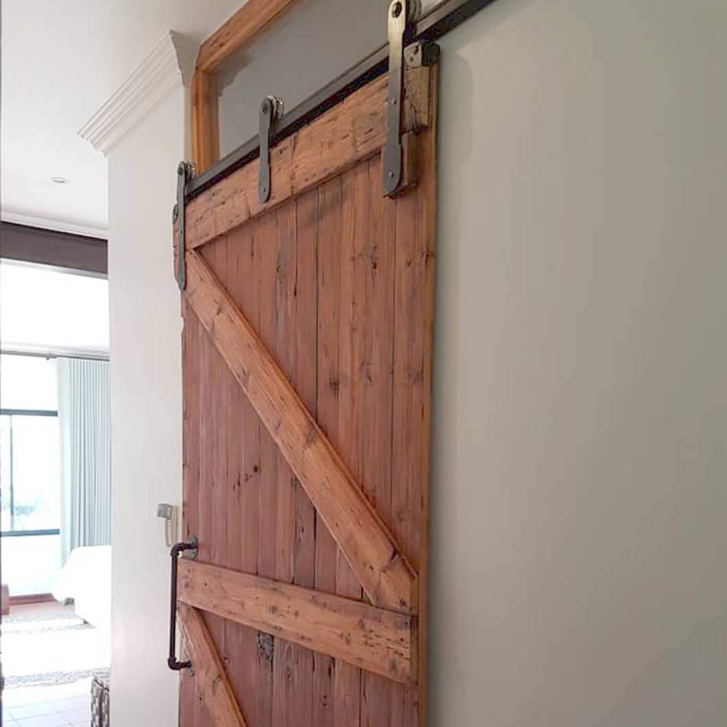 Internal Sliding Barn Door - Light wash