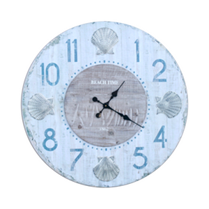 Large Shell Wall Clock - 790 round