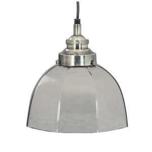Glass and Pewter Light Fitting