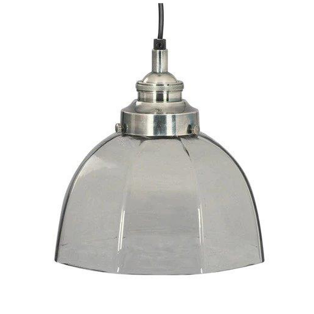 Glass and Pewter Light Fitting