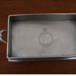 Pewter Open Tissue Box