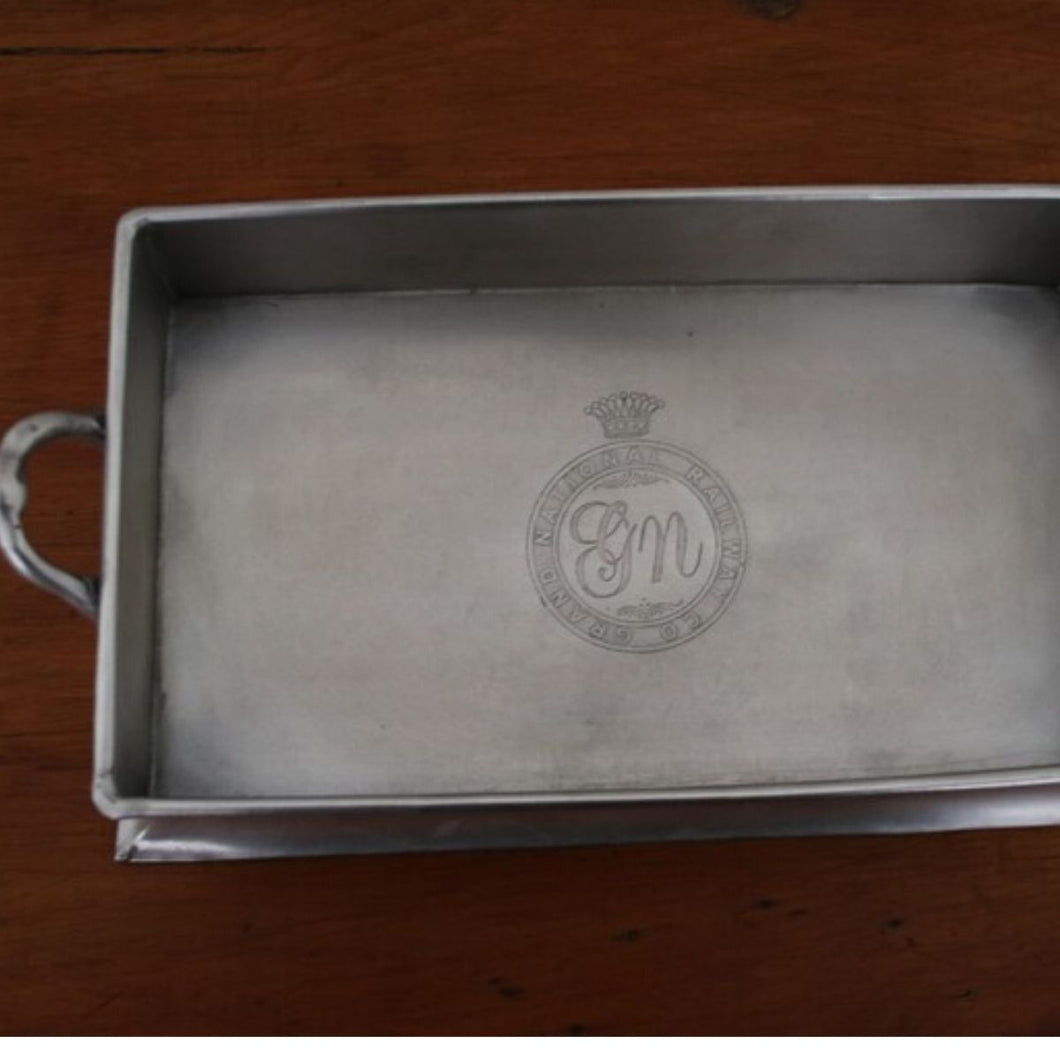 Pewter Open Tissue Box