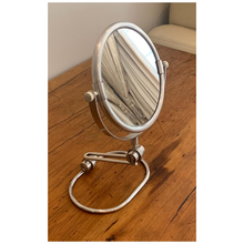 Load image into Gallery viewer, Pewter Vanity Mirror

