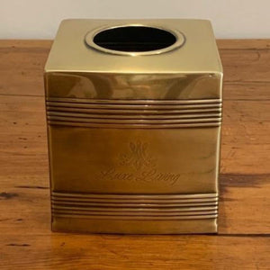 Tissue Box Brass