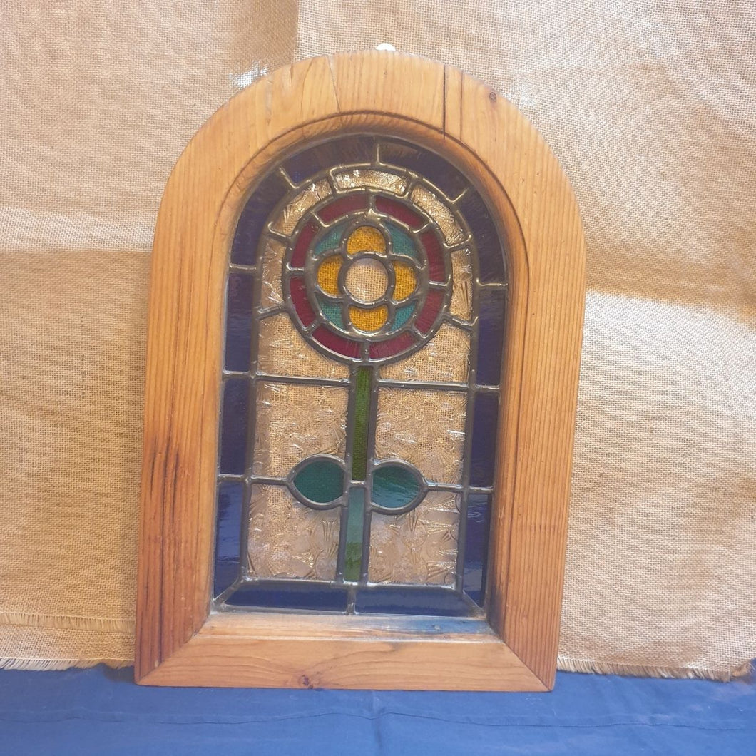 Wall art stained glass Arch top