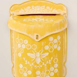 Mail Box Yellow Bee